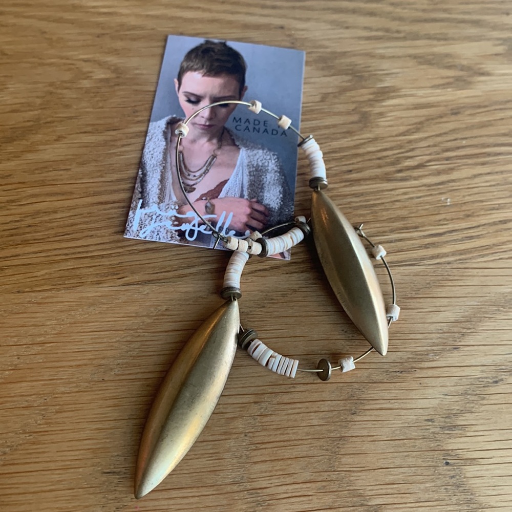 Frug Jewellery  Earrings made of new and vintage materials . Made in Canada